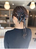 大人っぽリボンアレンジ