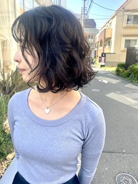 アクアオモテサンドウ(ACQUA omotesando) フレンチボブパーマ【世良綾花】