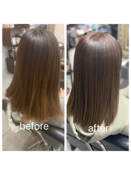 ライズトウキョウ 池袋店(Lise tokyo) ライトベージュ/髪質改善/縮毛矯正/池袋髪質改善/池袋縮毛矯正