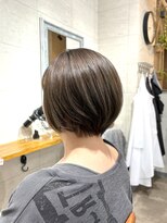 バンビ(BAMBI)&nbsp;20代30代40代50代大人可愛い丸みボブ×オリーブグレージュ