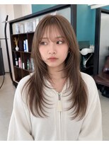 シュシュ 宜野湾店(chou chou)&nbsp;ダークパープル/ナチュラルショート/夏のヘアアレンジ/
