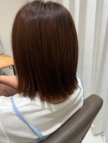 アンドワン(and...one)&nbsp;艶髪ミディアム｜まとまるストレートブラウン