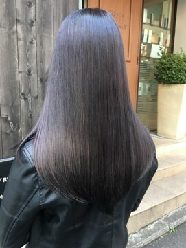 リゼル ユア 渋谷(RISEL YUA) ディープラベンダーグレージュ w/u岸野