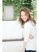 ロンド ブランシュ 錦糸町北口(Lond blanche)&nbsp;【Blanche】かきあげ前髪のラフなカールスタイル☆