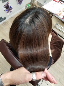 ルーミールーム(RoomieRoom) カーキベージュ/髪質改善/ツヤ髪大人ボブ/透明感/美シルエット