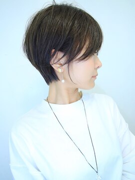 ラウンジ モリオ イケブクロ(Lounge MORIO Ikebukuro) 【morio池袋】大人可愛い前下がり透け感ショート♪