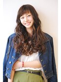 Aラインワイドウェービーロング