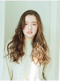 センターパート☆ウェーブ♪ロング