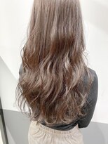 ジーナ 札幌(Zina)&nbsp;【Zina札幌】イメチェン毛先パーマ耳かけ×フォギーベージュ