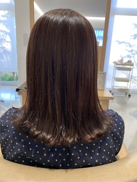 アドラーブル 万代店 (adorable) きりっぱなし　ミディー【ラベンダーグレージュ】20代30代40代