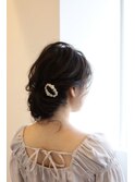 ゆるめシニヨンヘアアレンジ☆