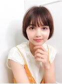 人気丸みショートでぱつっとボブ 【Lei土屋健司】