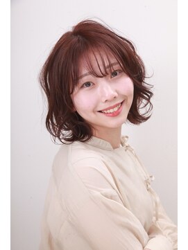 アマネク(AMANEQ by THISCOVER.) 春ウェーブ/ボブ/シースルーバング