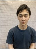 ビジネスマンツーブロック