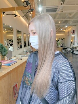 チカシツ(Chikashitsu) pail beige long