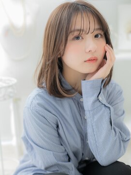 モッズヘア 越谷西口店(mod's hair) 大人かわいいインナーカラーシースルーバングa越谷20代30代40代