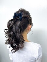 バブルス 本川越店(BUBBLES)&nbsp;リボン×ポニーテール