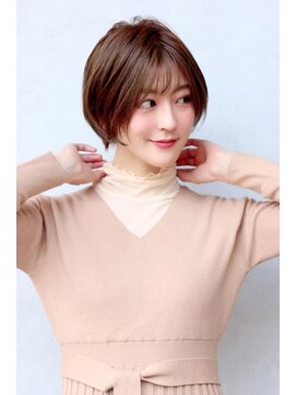 ネックス 表参道本店(nex) ショート/ショートボブ/ひし形/シースルーバンク