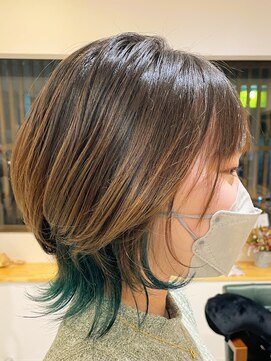 アクア(AQUA) 【確実に丁寧に　大和駅徒歩2分　AQUA】インナーカラー