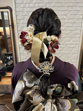 ザブックハンドサロン(The book hand salon) 振袖×ヘアアレンジ