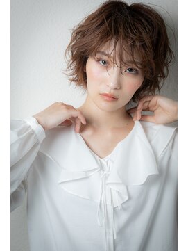 モッズヘア 越谷(mod's hair) フレンチカジュアル小顔くびれヘアウルフボブw越谷20代30代40代
