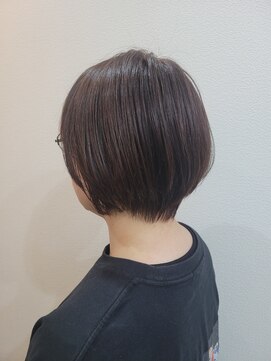 ラム(Rum) 白髪活かし艶ブラウン×大人ショート☆