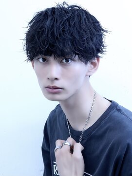 アーリー(Ali'i) 緩め波巻きスパイラルパーママッシュウルフショートレイヤー