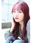 大人女子のツヤ感暖色カラー×ロングレイヤーカット Y