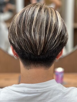 リッチ 菊名店(Rich) ハイライト メンズカラー マッシュヘア メンズハイライト