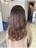 マロンベージュ/グラデーションカラー