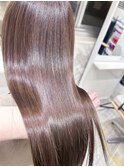 似合わせ小顔フェミニンロングふんわり透明感ショコラブラウン