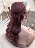 サイドお団子【クランソア】ヘアメ/ヘアセット/心斎橋ヘアメ