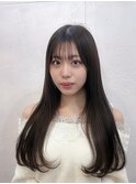 ★ホワイトグレージュミニウルフデジタルパーマチェリーブラウン