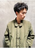スパイキーショート×ピンパーマ/メンズショート/ショートヘア