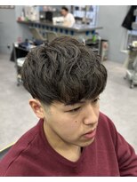 アイコン ブルー メンズ(I-CON #blue MEN'S)&nbsp;ショートマッシュ×スキンフェード【池袋フェード】