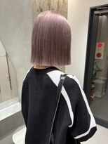 ソル 栄矢場町(SOL)&nbsp;ラベンダーグレージュぷっつりボブ