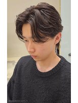 六本木美容室 白金店&nbsp;ニュアンスパーマ/ダウンパーマ/マッシュ/韓国/メンズ/眉毛