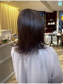 外ハネ艶めきレイヤー【寝屋川/髪質改善/白髪ぼかし】