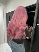 ペレ 渋谷(PELE)&nbsp;くびれヘア/アプリコットオレンジ/夏のヘアアレンジ/渋谷