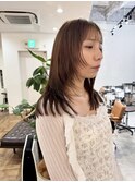 ブリーチなしベージュ