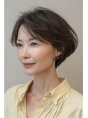 40代に人気スタイル[六甲/髪質改善/白髪ぼかし]
