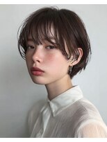 オンク 新宿(onk)&nbsp;黒髪/グレーベージュ/レイヤーロング/前髪パーマ[新宿駅]