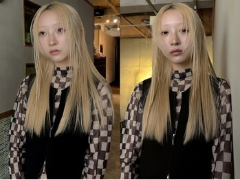 エクーエルム 心斎橋(ECOO yelm)の写真/本来の髪"以上の"滑らかさ！ブリーチ・ハイトーン特化の髪質改善メニュー【質感再整】圧倒的なツヤを再現◇