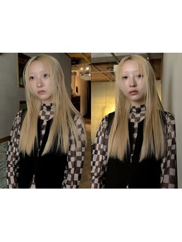 本来の髪"以上の"滑らかさ！ブリーチ・ハイトーン特化の髪質改善メニュー【質感再整】圧倒的なツヤを再現◇