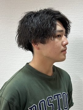 ラル 水戸県道50号店(Lalu.) MEN’S HAIR/波巻ツイストスパイラル/フェザーパーマ/水戸