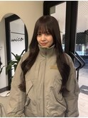 ロングレイヤー/明るめブラウン