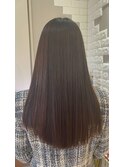 春の潤い◎髪質改善ストレート×艶ロング