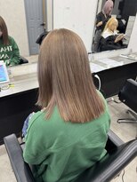 プライズ 所沢プロぺ通り店(prize)&nbsp;20代30代◎透明感ミルクティーダブルカラー×小顔レイヤー所沢