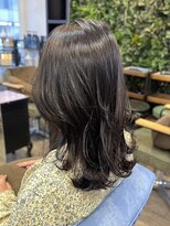 インデペンデンス(independence) 【四条烏丸】ブリーチなしオリーブグレー×ミディアムレイヤー