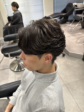 men's salon HYPE 名古屋伏見 メンズサロン/men'sパーマ/men'sカット/men'sショート メンズカット×フェザーパーマ(伏見/伏見駅/栄/メンズ)